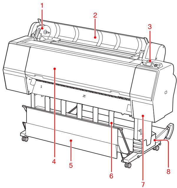 EPSON STYLUS PRO 9700 - Partie avant - 1