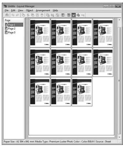 EPSON STYLUS PRO 9700 - Utilisation du Gestionnaire d'organisation - 3