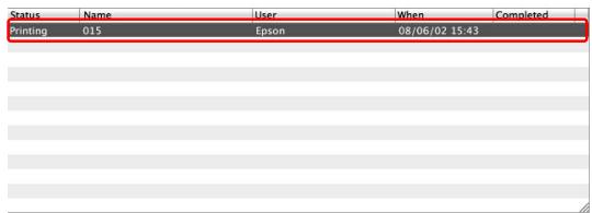 EPSON STYLUS PRO 9700 - Annulation d'une impression depuis l'ordinateur (Mac OS X) - 4
