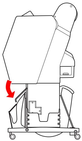 EPSON STYLUS PRO 9700 - Rangement du hamac de réception - 5