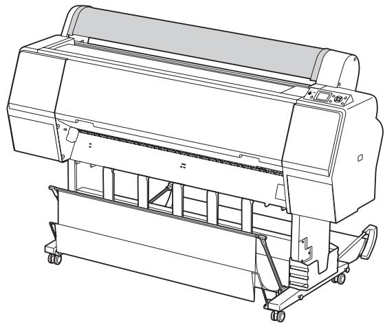 EPSON STYLUS PRO 9700 - Chargement de feuilles simples inférieures au format A3 - 6