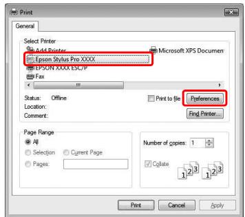 EPSON STYLUS PRO 9700 - À partir d'applications Windows - 2