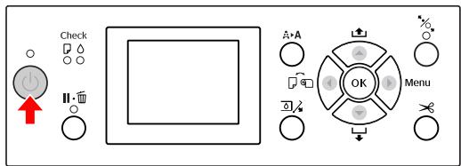 EPSON STYLUS PRO 9700 - Chargement d'une feuille simple au format A3 ou supérieur / papier épais - 1