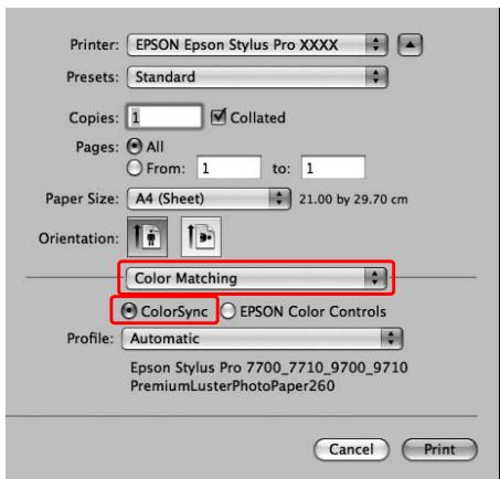 EPSON STYLUS PRO 9700 - Sous Mac OS X 10.5 - 1