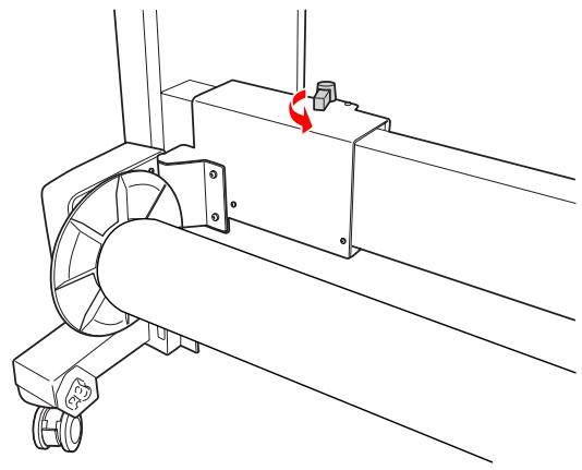 EPSON STYLUS PRO 9700 - Installation d'un mandrin de réception - 4