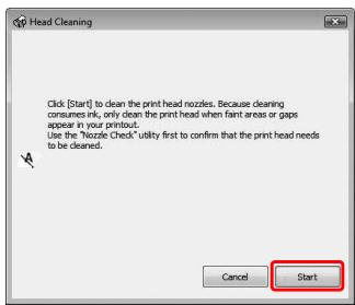 EPSON STYLUS PRO 9700 - Cliquez sur Start (Demarrer). - 1