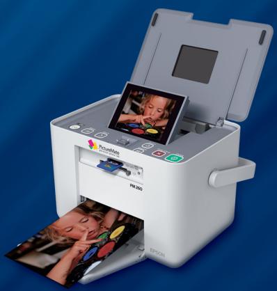 EPSON PICTUREMATE PM260 - Start Here •Démarrez ici •Hier starten •Hier beginnen •Inizia qui - 1