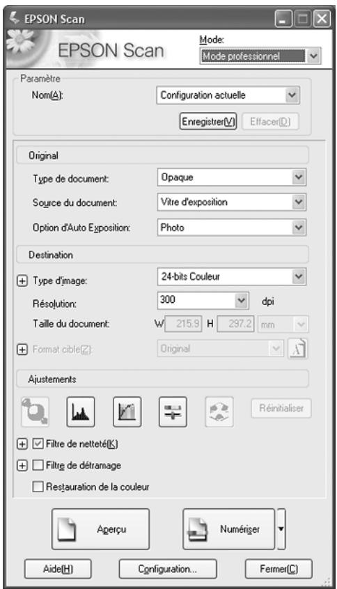 EPSON GT-2500+ - Mode professionnel - 1