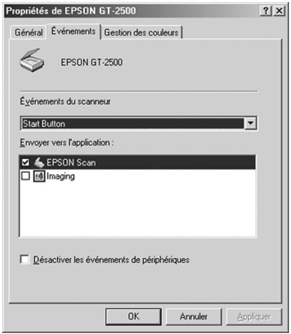 EPSON GT-2500+ - Windows 98SE et 2000 : - 1