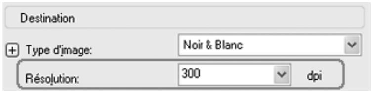 EPSON GT-2500+ - Sélection de la résolution de numérisation - 1