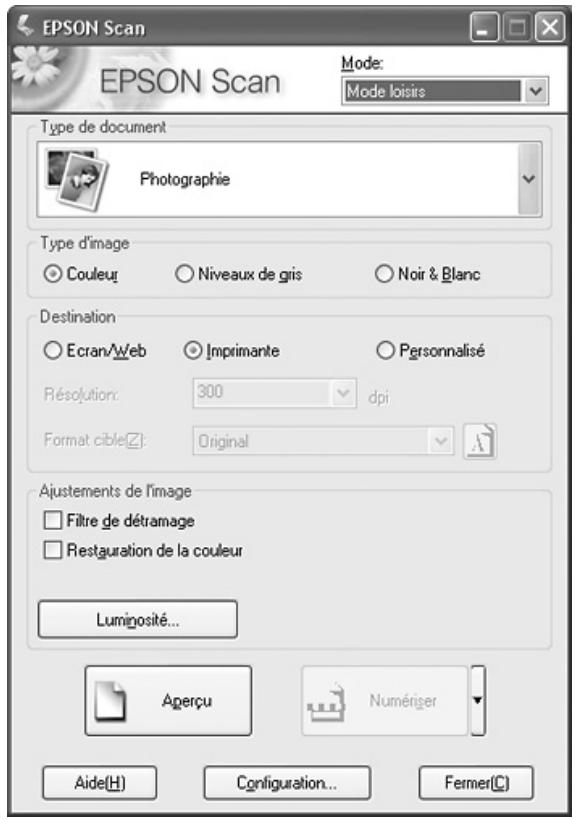 EPSON GT-2500+ - Mode loisirs - 1