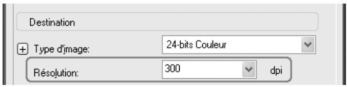 EPSON GT-2500+ - Selection de la résolution de numérisation - 2