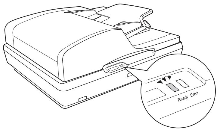 EPSON GT-2500+ - Lecture des voyants du scanner - 1