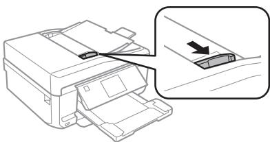 EPSON EXPRESSION PREMIUM XP-600,  EXPRESSION PREMIUM XP-700,  EXPRESSION PREMIUM XP-800 - Slide the edge guide on the Automatic Document Feeder. - 1
