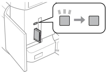 EPSON EXPRESSION PREMIUM XP-600,  EXPRESSION PREMIUM XP-700,  EXPRESSION PREMIUM XP-800 - Confirmse o indicator luminoso fica aceso. - 1