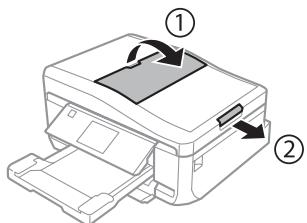 EPSON EXPRESSION PREMIUM XP-600,  EXPRESSION PREMIUM XP-700,  EXPRESSION PREMIUM XP-800 - Open the ADF input tray, and then slide out the output tray extension. - 1