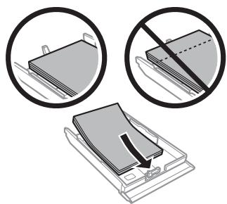 EPSON EXPRESSION PREMIUM XP-600,  EXPRESSION PREMIUM XP-700,  EXPRESSION PREMIUM XP-800 - Caricare la carta verso la guida laterale con il lato stampabile rivolto verso il basso e verificare che la carta non sporga dall'estremità del cassetto. - 1