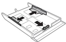EPSON EXPRESSION PREMIUM XP-600,  EXPRESSION PREMIUM XP-700,  EXPRESSION PREMIUM XP-800 - Far scorrere le guide laterali sui lati del cassetto carta. - 1