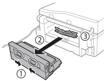 EPSON EXPRESSION PREMIUM XP-600,  EXPRESSION PREMIUM XP-700,  EXPRESSION PREMIUM XP-800 - Removing jammed paper from the rear cover - 1