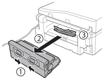 EPSON EXPRESSION PREMIUM XP-600,  EXPRESSION PREMIUM XP-700,  EXPRESSION PREMIUM XP-800 - Rimozione della carta inceppata dal coperchio posteriore - 2