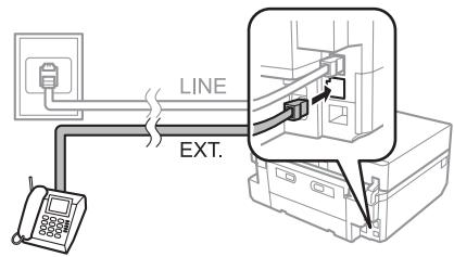 EPSON EXPRESSION PREMIUM XP-600,  EXPRESSION PREMIUM XP-700,  EXPRESSION PREMIUM XP-800 - Sharing line with phone device - 3
