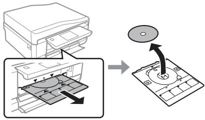 EPSON EXPRESSION PREMIUM XP-600,  EXPRESSION PREMIUM XP-700,  EXPRESSION PREMIUM XP-800 - Rimozione di un CD/DVD - 1