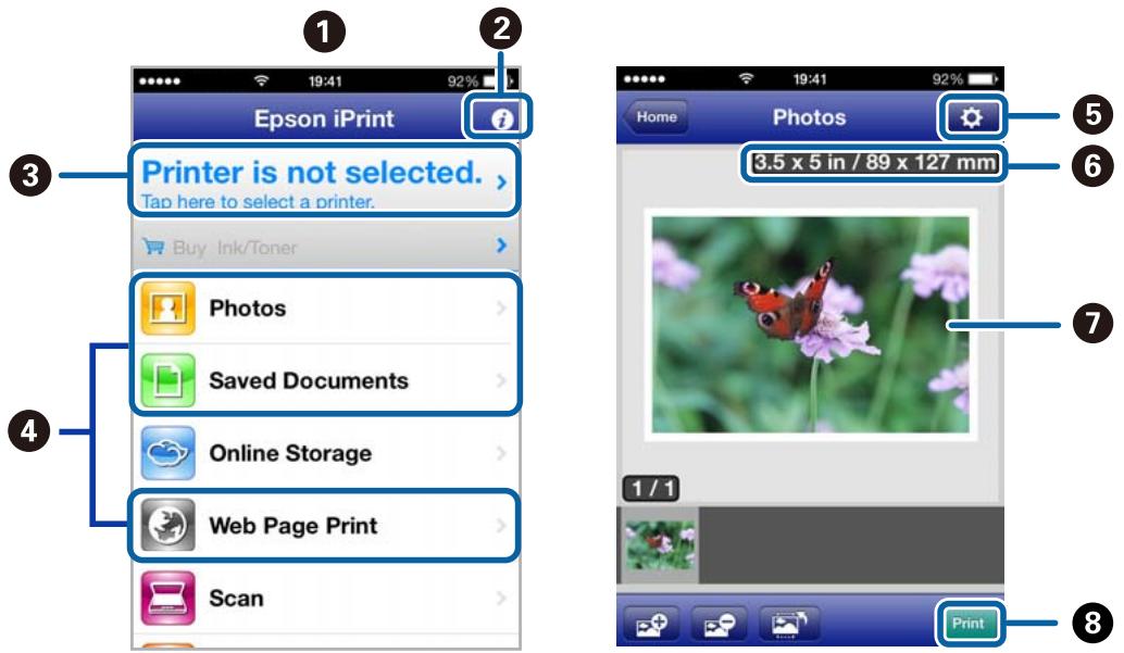 EPSON EXPRESSION PREMIUM XP-625 - Utilisation de Epson iPrint - 1