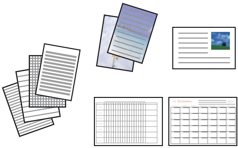 EPSON EXPRESSION PREMIUM XP-625 - Impression sur des calendriers et du papier à lettres original - 1