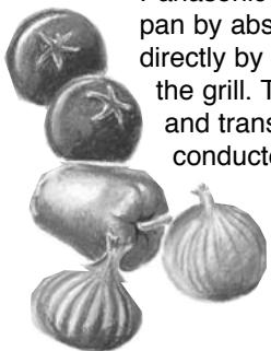 pan by abs directly by the grill. T and trans conduct