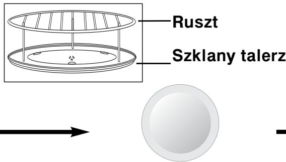 Ruszt Szklany talerz