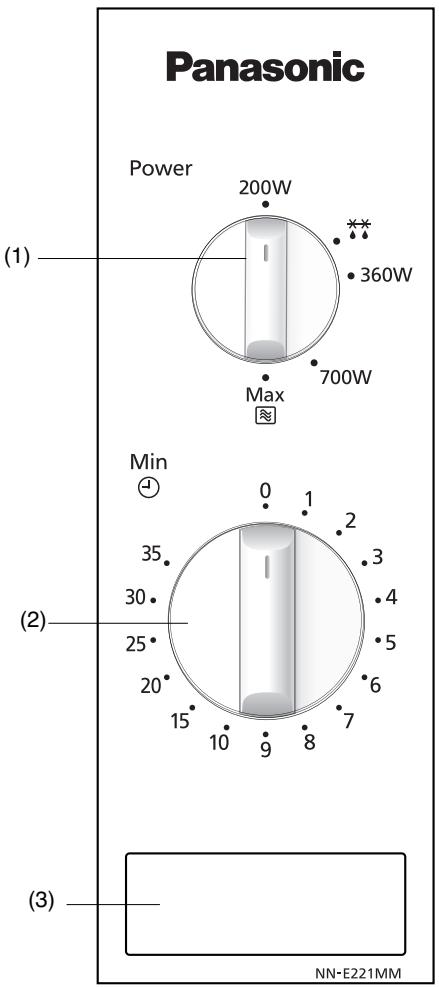 PANASONIC NN-E221 - Control Panels - 1