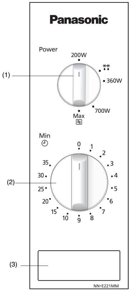 PANASONIC NN-E251WEPG - Cuadros de mandos - 1