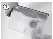 PANASONIC EPG - Die Vorderseite des Tanks kann zwecks Reinigung ebenfalls abgenommen werden. - 1