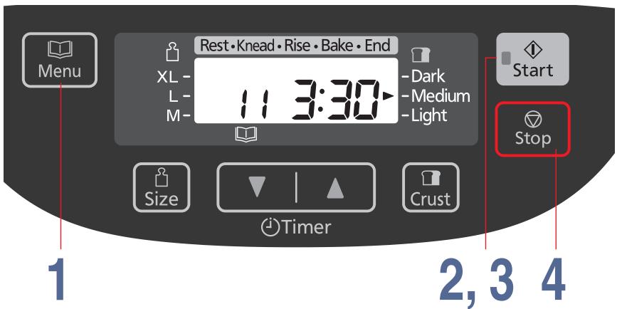 PANASONIC SD-ZB2502 - Brioche backen - 1