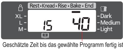 PANASONIC SD-ZB2502 - Starten Sie die Maschine - 2