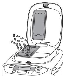 PANASONIC SD-2500WXC - Trockene Zutaten, unlösliche Zutaten - 1