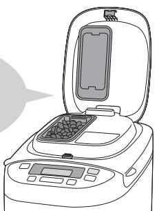 PANASONIC SD-2500WXC - Aggiunta di ulteriori ingredienti al pane o all'imposto - 1