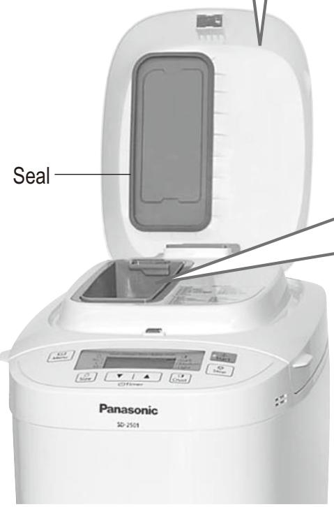 PANASONIC SD-2500WXC - Dispenser lid (SD-2501 only) - 2