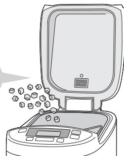 PANASONIC SD-2500WXC - Añadir ingredientes adiconiales al pan o a la masa - 2