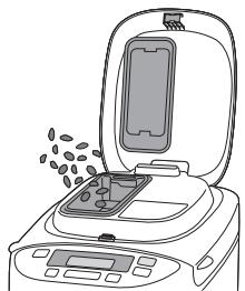 PANASONIC SD-2500WXC - Droge ingredienten, onoplosbare ingredienten - 1