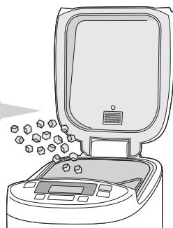 PANASONIC SD-2500WXC - Aggiunta di ulteriori ingredienti al pane o all'imposto - 2