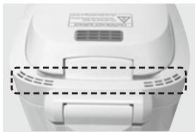 PANASONIC SD-2501WXA - Aperture per la fuoriuscita del vapore - 1