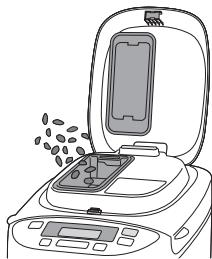 PANASONIC SD-2501WXA - Ajouter des ingrédients supplémentaires au pain ou à la pâte - 3