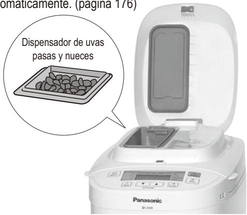 Automaticamente. (pagina 176) Dispensador de uvas pasas y nueces Panasonic 30:24/24