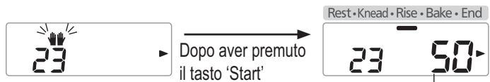 PANASONIC SD-2501WXA - Aggiungere ulteriore burro dopo il segnale acustico, quindi premere di nuovo il tasto 'Start' (Avvio) - 1