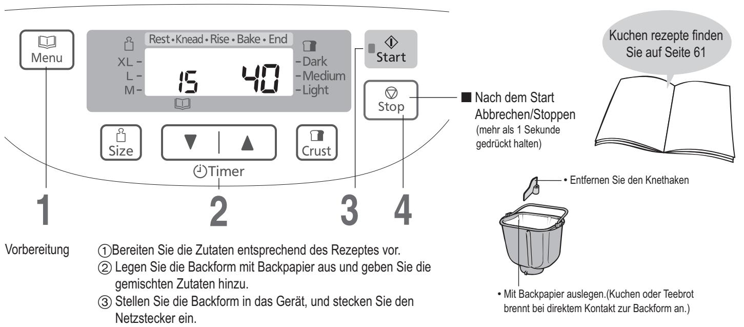 PANASONIC SD-2501WXC - Kuchen backen - 1
