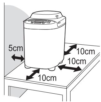 PANASONIC SD-2501WXC - N'utilisez pas l'appareil aux endroits suivants. - 1