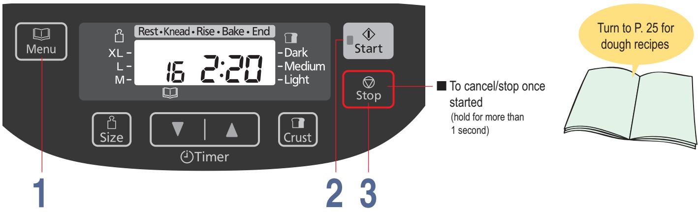 PANASONIC SD-ZB2502BXA - Making Dough - 1