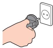 PANASONIC SD-ZB2502BXA - Plug the Bread Maker into a 230 V socket - 1