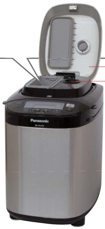 PANASONIC SD-ZB2502BXA - Dispensador de uvas pasas y nueces - 1